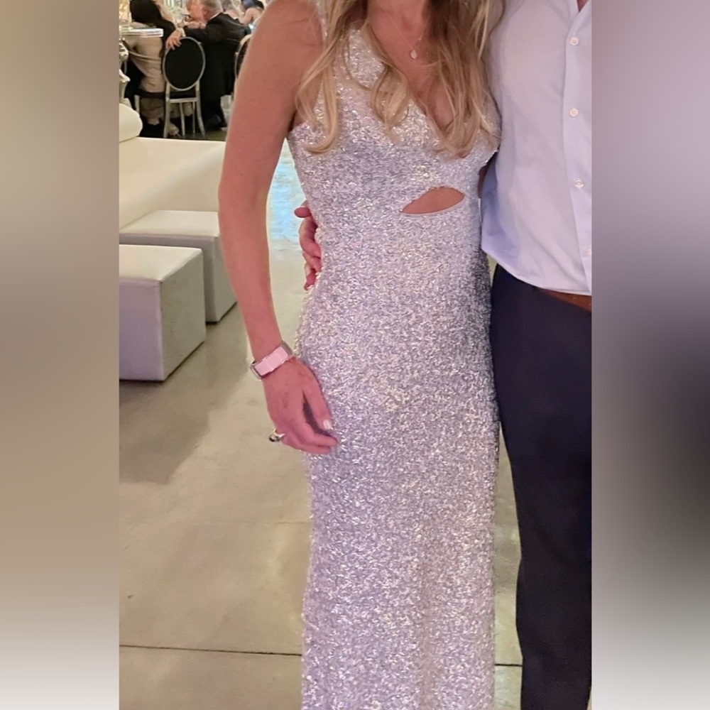 Aqua long dress
